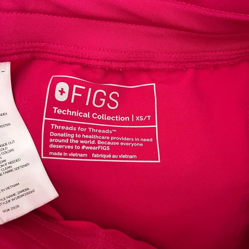 Ultra Rose Figs Scrub Set - Picture 6 of 6